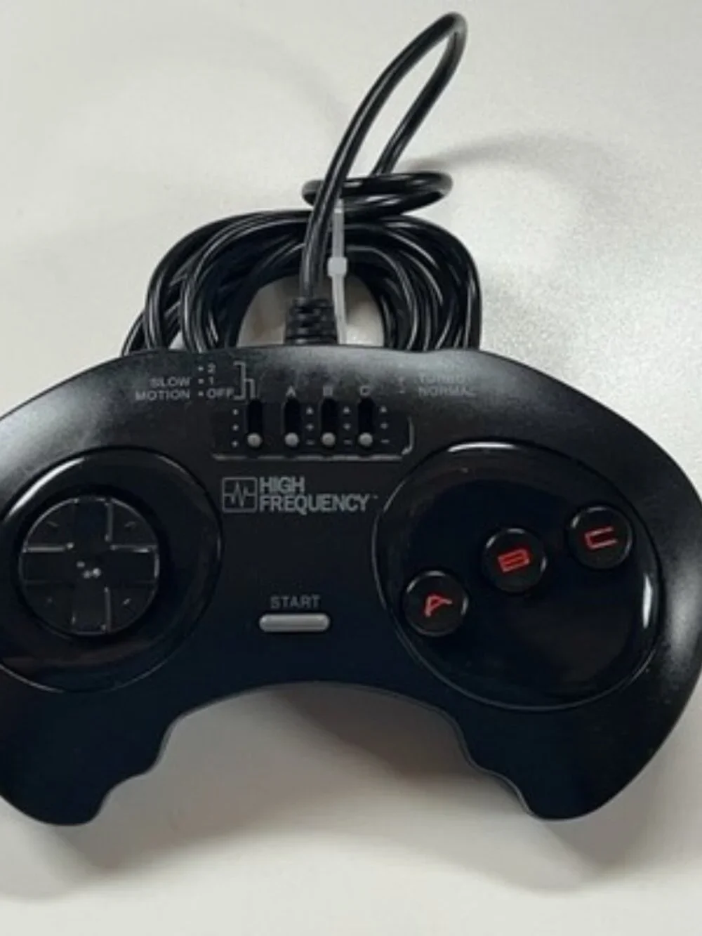 High Frequency Sega Genesis 3 Button Controller Turbo Slow Functions TESTED